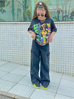 Calça cargo preta - loja online