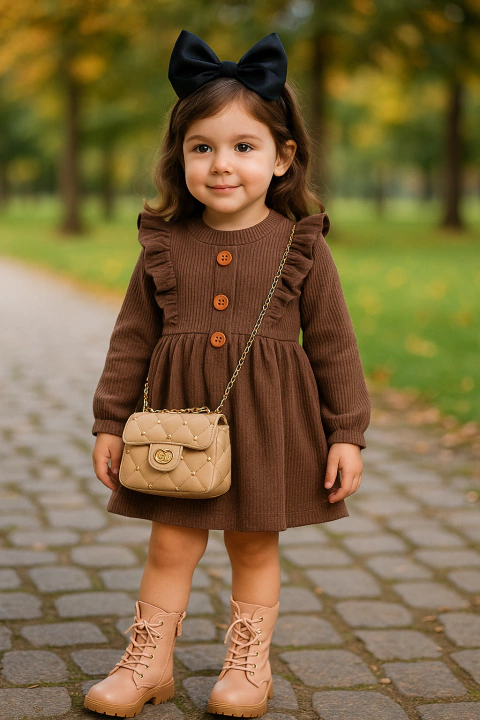 Vestido manga comprida