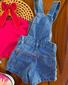 Macaquinho jeans Stitch - loja online