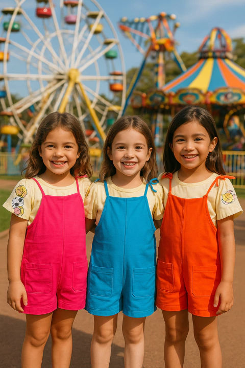 Salopete e blusa manga flair bobbie goods - comprar online