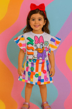 Conjunto short saia margarida - comprar online