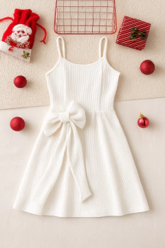 Vestido laço branco - comprar online