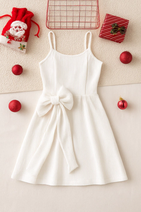 Vestido laço branco - comprar online