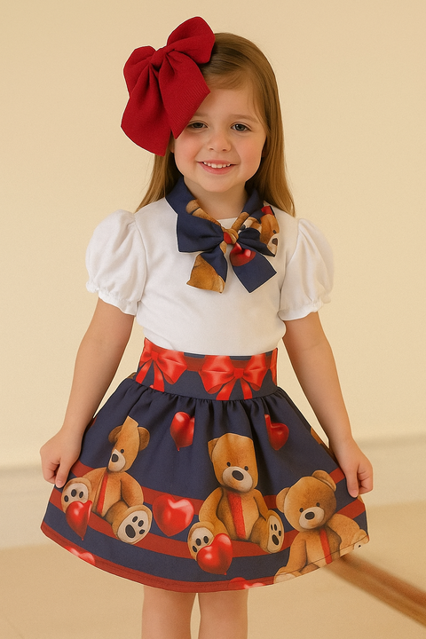 Conjunto ursinho Natalino - comprar online