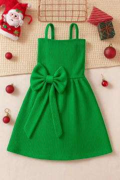 Vestido laço verde - comprar online