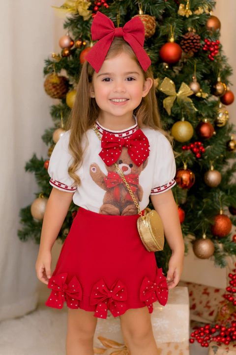 Conjunto ursinho Natalino 2 - comprar online