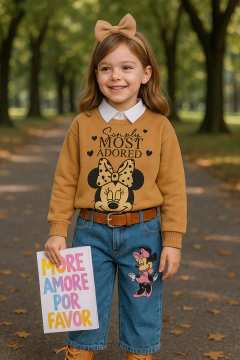 Calça Wed leg minnie - Mariana Store KIDS