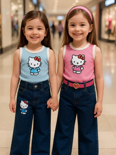 Calça jeans Hello kitty - Mariana Store KIDS