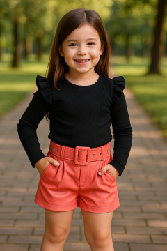 Short courino rosê - comprar online