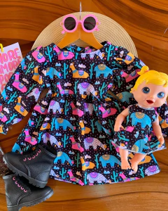 vestido manga comprida na internet