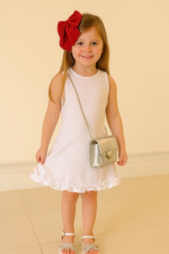 Vestido babado Dunna glitter - Mariana Store KIDS