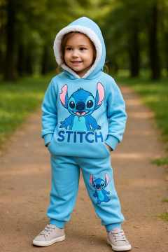Conjunto Moletom stitch capuz - comprar online