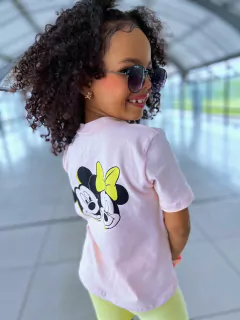 Conjunto ciclista minnie amarelo - Mariana Store KIDS