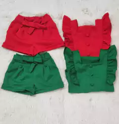 Conjunto babado alfaiataria - Mariana Store KIDS