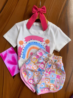 Conjunto arco íris na internet