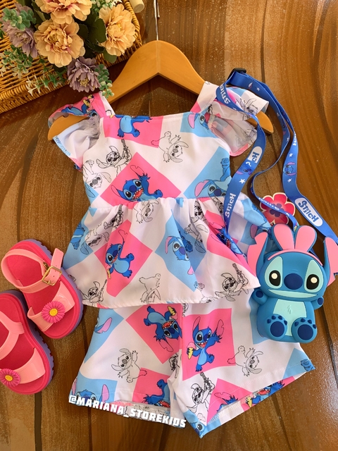 Conjunto Stitch microfibra