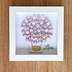Quadro de Origami Balão Lívia - comprar online