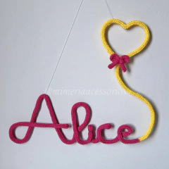 Porta Maternidade Tricotin Alice + Coração - comprar online