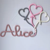 Porta Maternidade Tricotin Alice + Trio de Corações