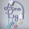 Porta Maternidade Tricotin Ana Liz + Chuva de Amor + Arco Íris - comprar online