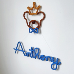 Porta Maternidade Tricotin Anthony + Urso Príncipe na internet