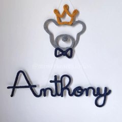 Porta Maternidade Tricotin Anthony + Urso Príncipe - comprar online