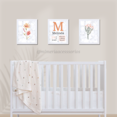 Kit de Quadros Decorativos Aquarela