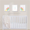 Kit de Quadros Decorativos Arco-Íris