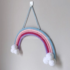 Enfeite Arco Íris Tricotin na internet