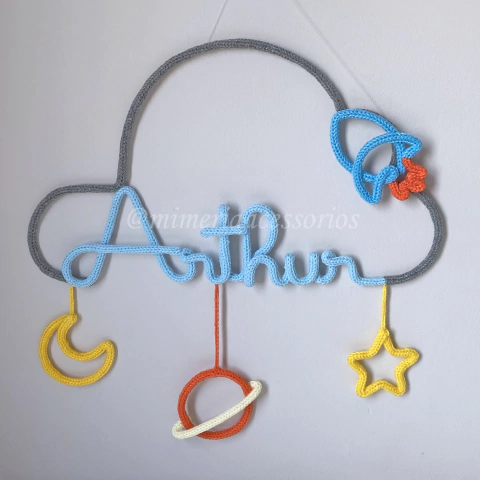 Porta Maternidade Tricotin Arthur + Espaço - comprar online