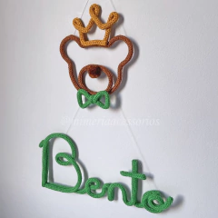 Porta Maternidade Tricotin Bento + Urso Príncipe na internet