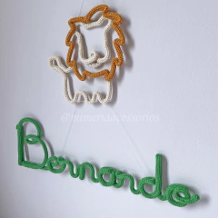 Porta Maternidade Tricotin Bernardo + Leão na internet