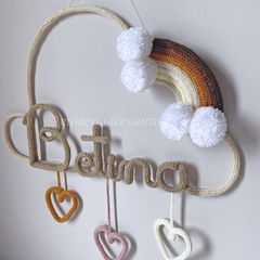 Porta Maternidade Tricotin Betina + Chuva de Amor + Arco Íris - comprar online