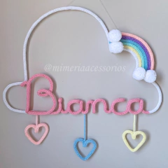 Porta Maternidade Tricotin Bianca + Chuva de Amor + Arco Íris - comprar online
