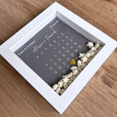 Quadro de Origami Bodas de Porcelana Alisson e Francieli na internet