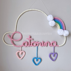 Porta Maternidade Tricotin Catarina + Chuva de Amor + Arco Íris - comprar online