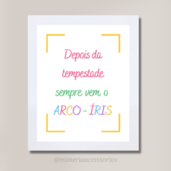 Kit de Quadros Decorativos Depois da Tempestade na internet