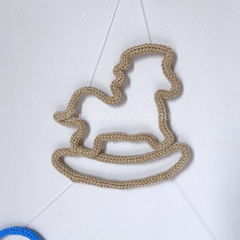 Porta Maternidade Tricotin Eduardo + Cavalo na internet