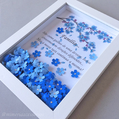 Quadro de Origami Cerejeira Família - comprar online