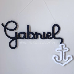 Porta Maternidade Tricotin Gabriel + Âncora - comprar online