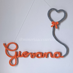 Porta Maternidade Tricotin Giovana + Coração