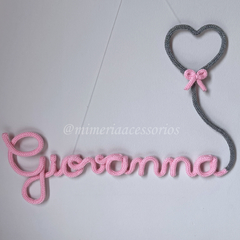 Porta Maternidade Tricotin Giovanna + Coração