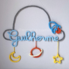 Porta Maternidade Tricotin Guilherme + Espaço