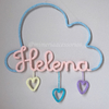 Porta Maternidade Tricotin Helena + Chuva de Amor