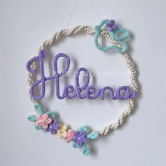 Porta Maternidade Tricotin Helena + Macramê - comprar online