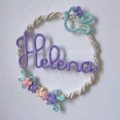 Porta Maternidade Tricotin Helena + Macramê na internet