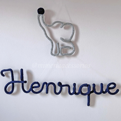 Porta Maternidade Tricotin Henrique + Elefante