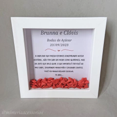 Quadro de Origami Bodas de Açúcar - comprar online