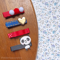 Kit de Hair Clips Infantil - 4 itens - comprar online