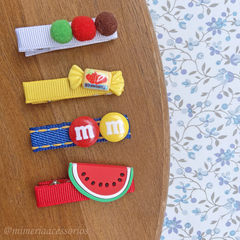 Kit de Hair Clips Infantil - 4 itens